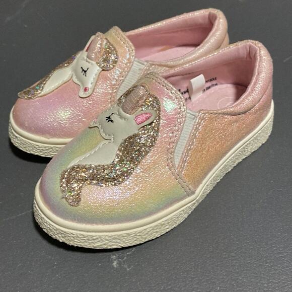 Girls Shoes Size 6 TWO (2) Pair Rampage Glitter Ballet Flats Cat N Jack Unicorn - Picture 14 of 14